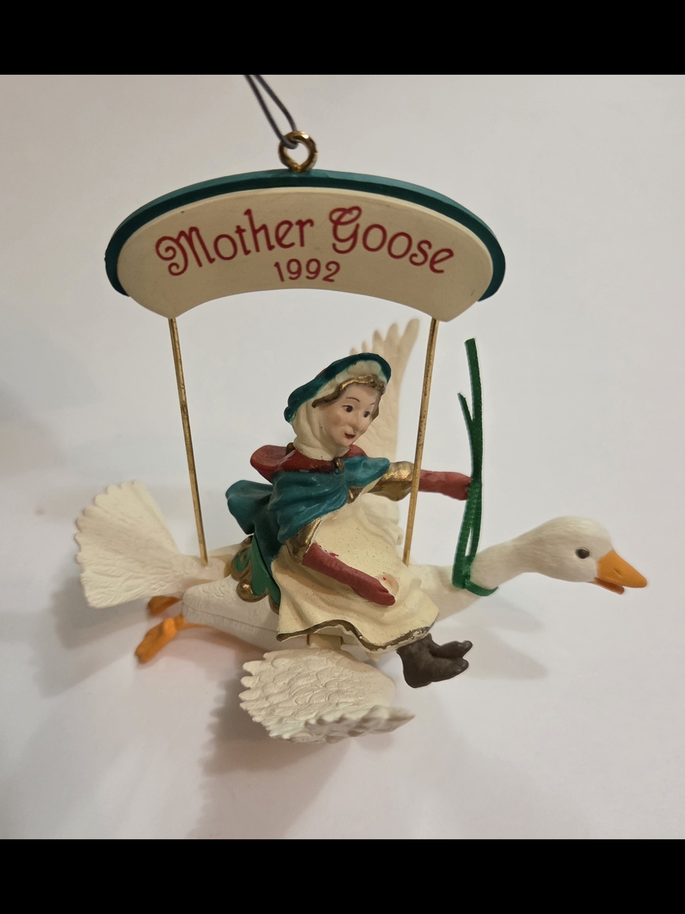 Vintage Mother Goose Ornament Hallmark Christmas